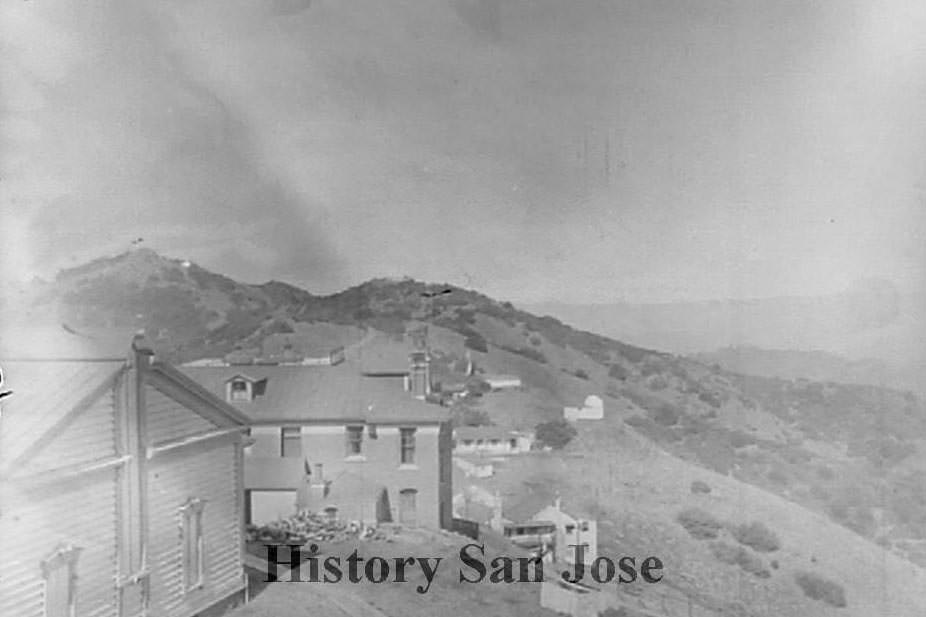 Mount Hamilton buildings, 1892