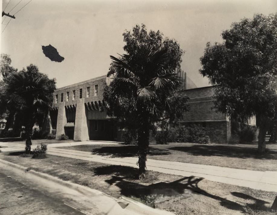 Men's Gymnasium, San Jose State College, 1942