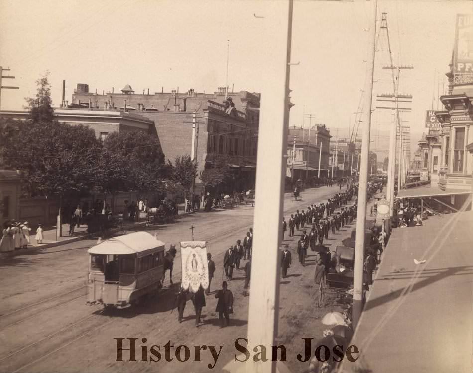 St. Aloysius Day Parade, 1891