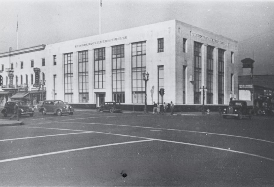 Anglo California Bank, Market and Santa Clara Streets, San Jose, 1949