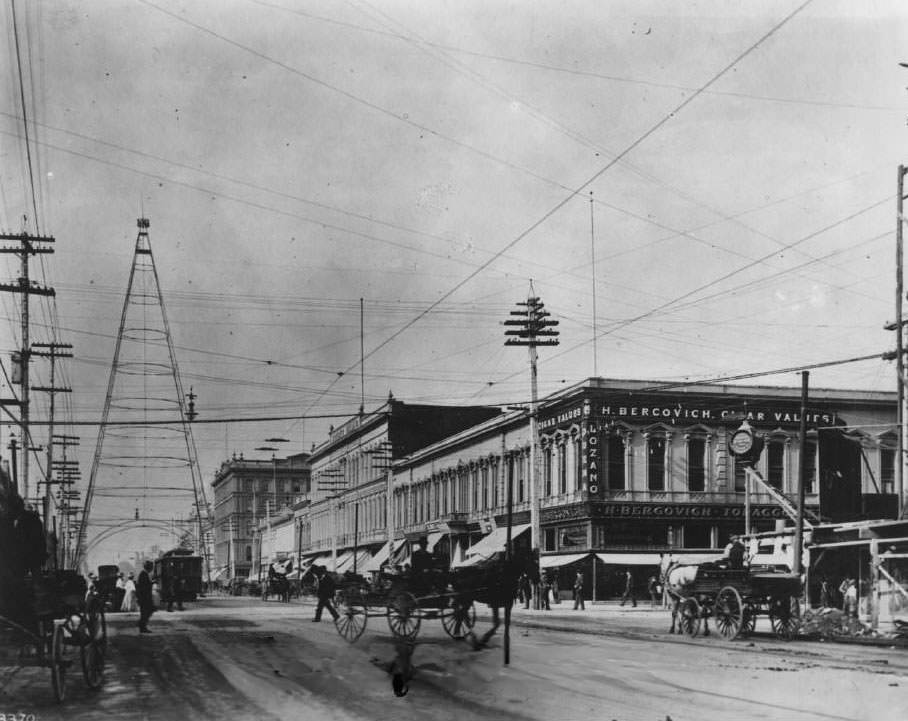 Santa Clara Street, San Jose, 1905