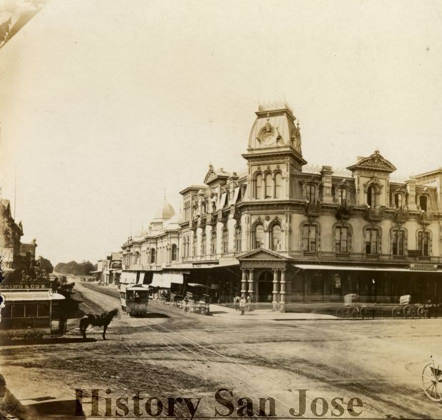 First & Santa Clara Streets, 1890s