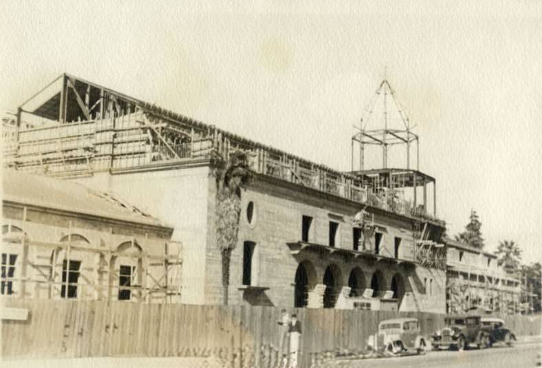 Civic Auditorium under construction, 1934