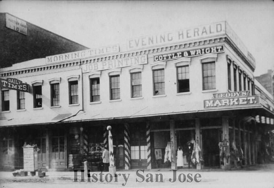 Leddy Butcher Market, 1890s