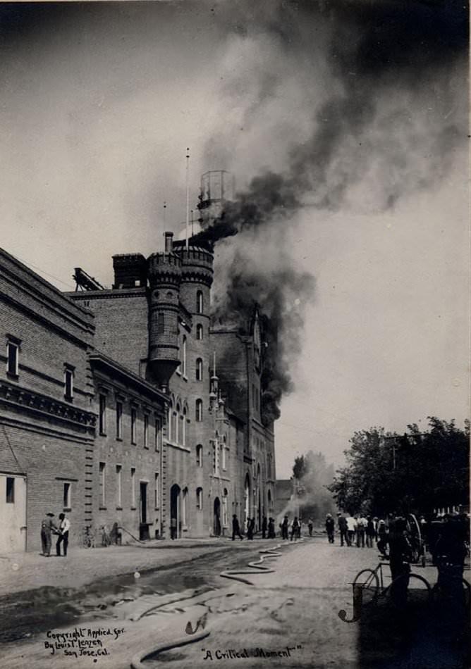 Fredericksburg Brewery - Malt House Fire, 1902