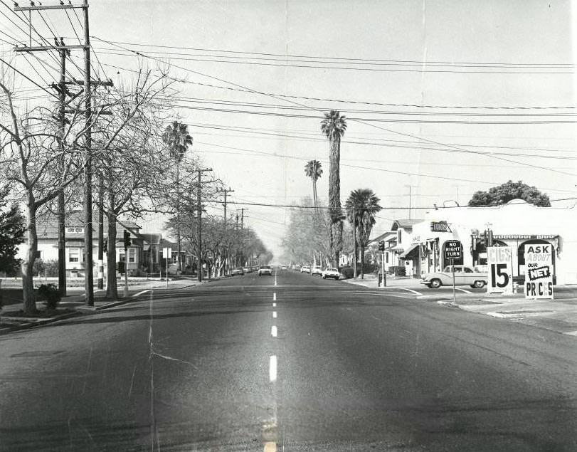 Julian Street and Thirteenth Street, 1955