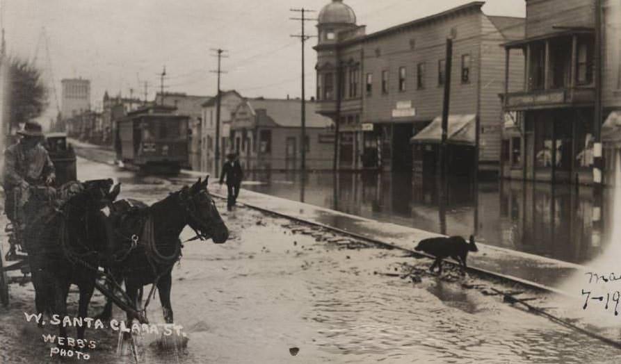 W. Santa Clara St. Webb's Photo, March 7, 1911