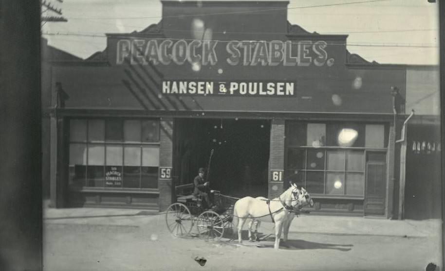 Peacock Stables, Hansen & Poulsen, 1908