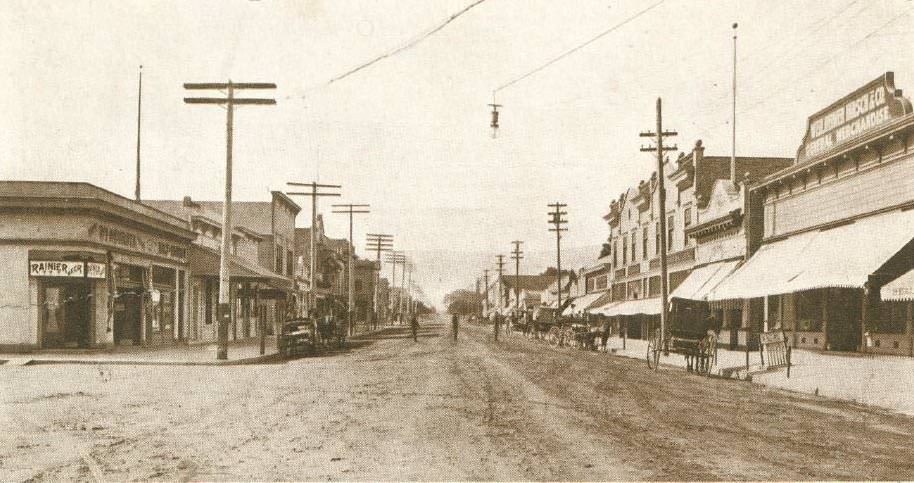 Castro Street, Mountain View, 1907