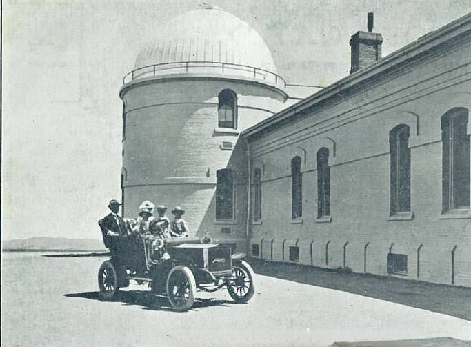 Mitchell Car on Mt. Hamilton, 1910