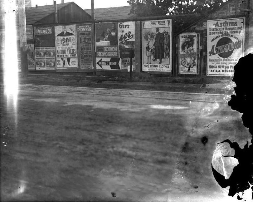 Posters in San Jose, 1910s