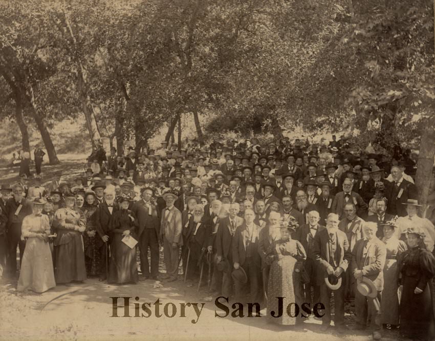 California Pioneers of Santa Clara County picnic, 1897