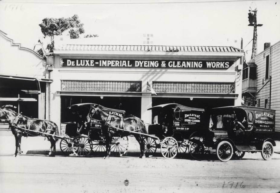 De Luxe Dyeing - Imperial Dyeing & Cleaning Works, 1916