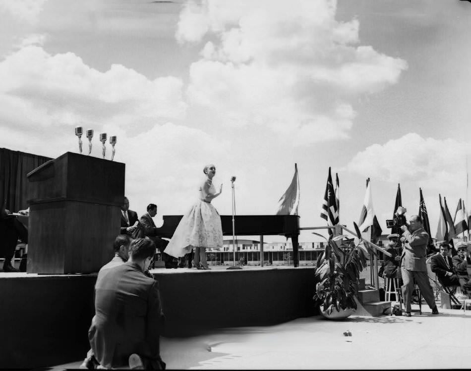 Entertainment at the IBM Plant Dedication, 1958