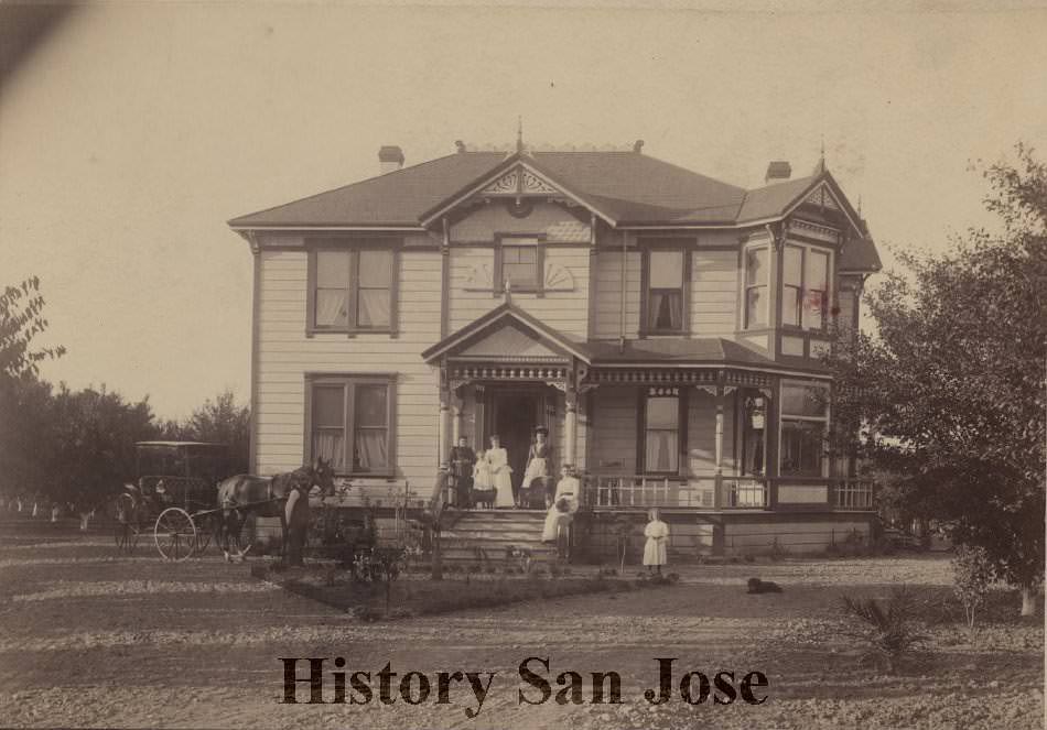 Willnettie Ranch, San Jose, 1892