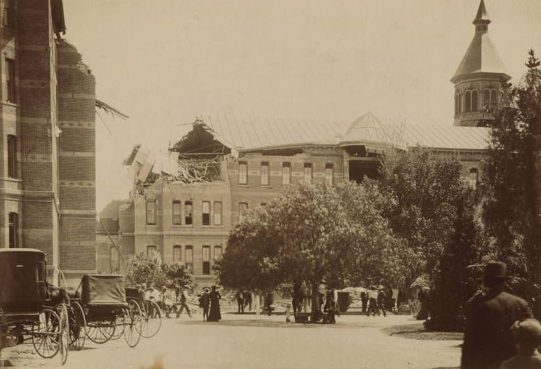 Agnews Asylum Ruins, 1906