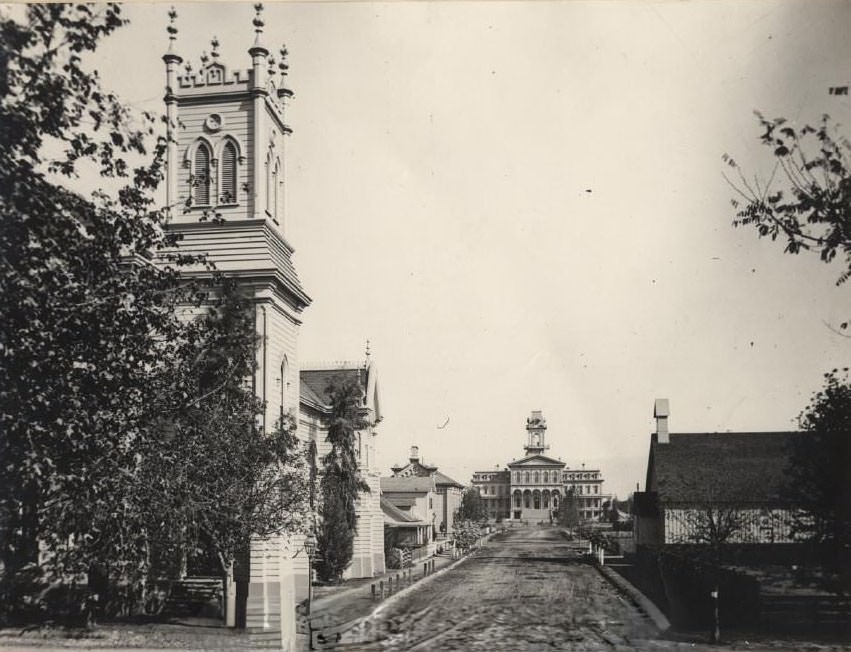 San Antonio Street, San Jose, 1876