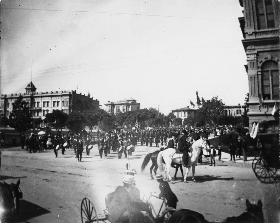 Parade in San Jose, 1887