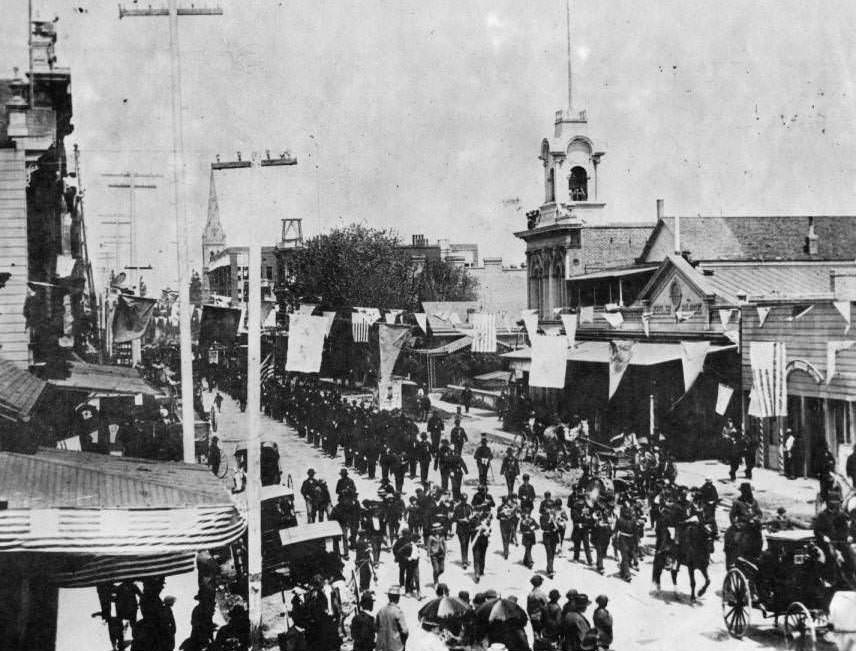 Second Street Parade, San Jose, 1885