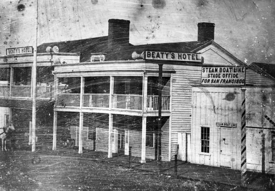 San Jose, Beaty's Hotel, 1860
