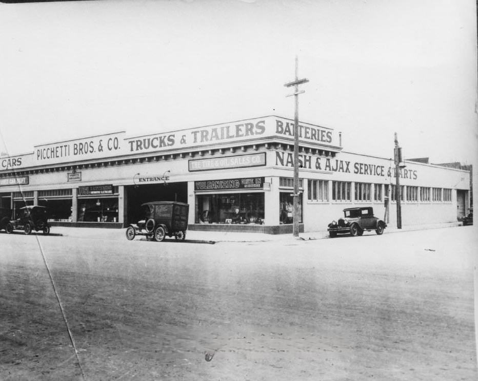 Picchetti Brothers & Company Automobile Agency, 1915