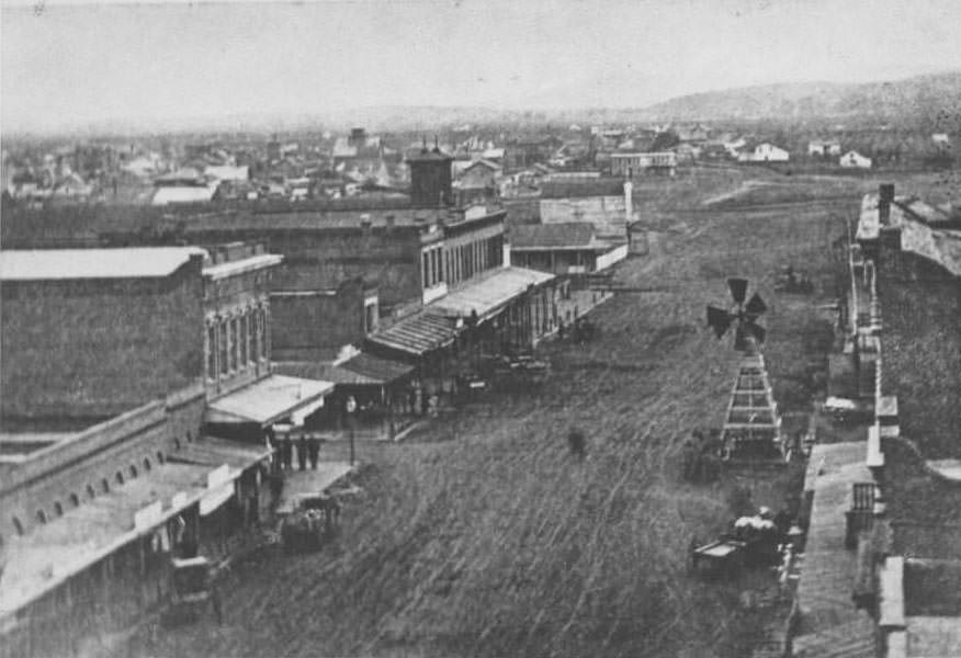 South Market Street, San Jose, 1864