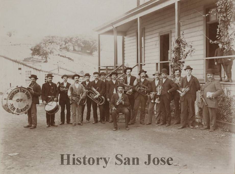 Mountain Echo Band of New Almaden, 1891