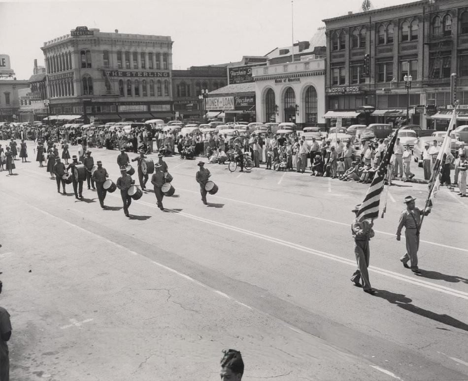 Native Sons of the Golden West Drum Corps, 1950