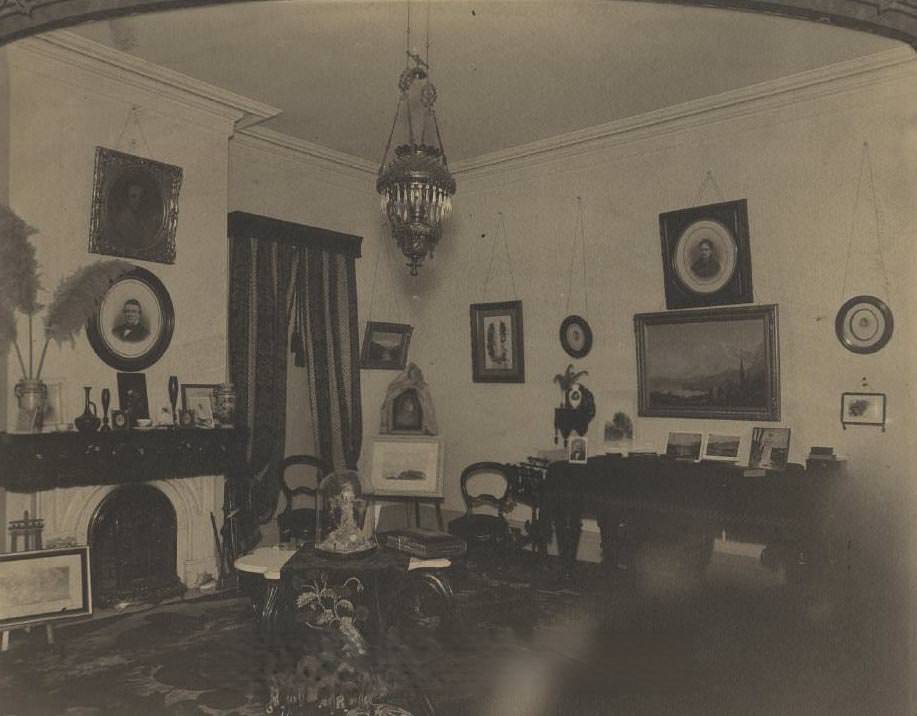 Grandmother Bray's living room, 1860