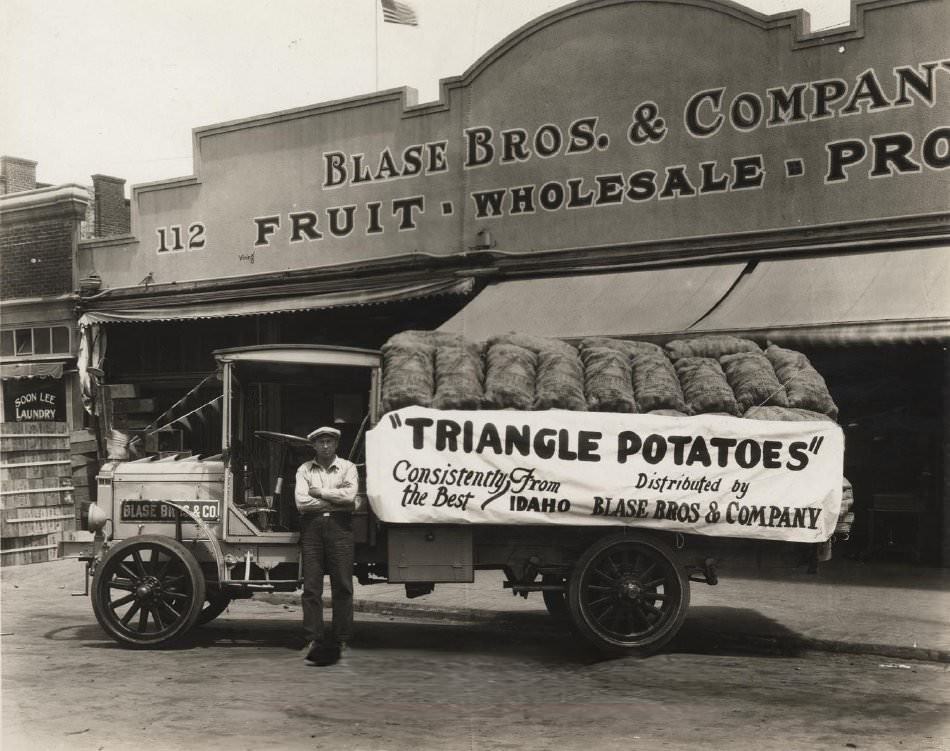 Blase Bros. & Company, Triangle Potatoes, 1916