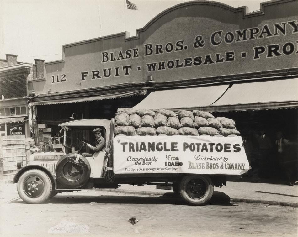 Triangle Potaotes; Blase Bros. & Company, 1916