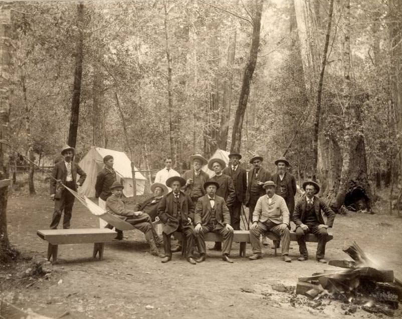 Park Commissioners in Big Basin, September 1901
