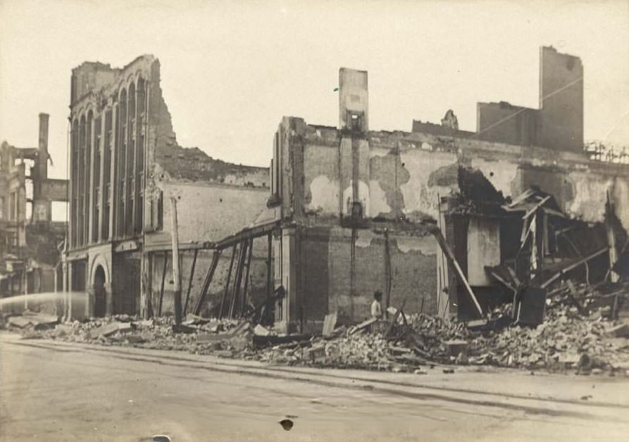 San Fernando & Second Street, San Jose, 1906