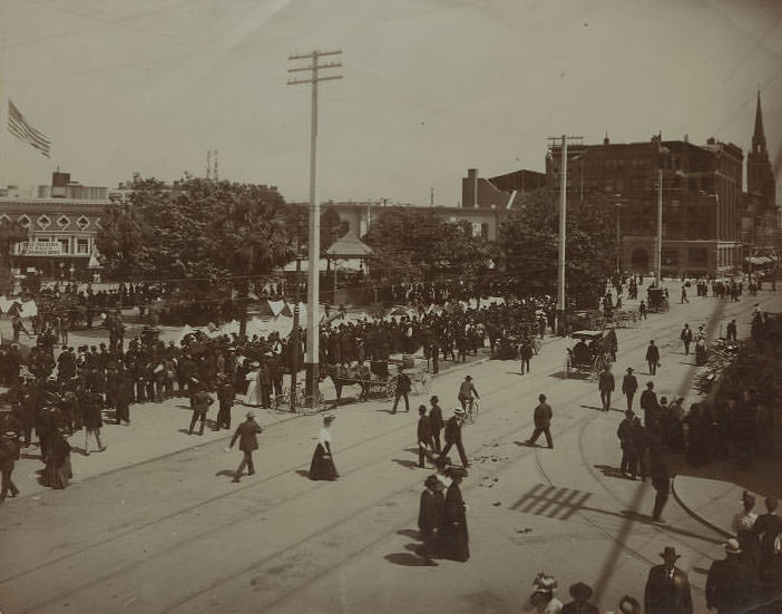 Street scene, San Jose, 1906