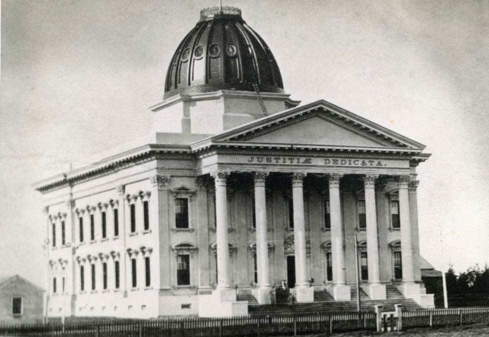 Santa Clara County court house, 1868