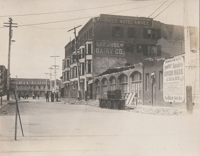 St. James Annex, St. John's St. San Jose, 1906