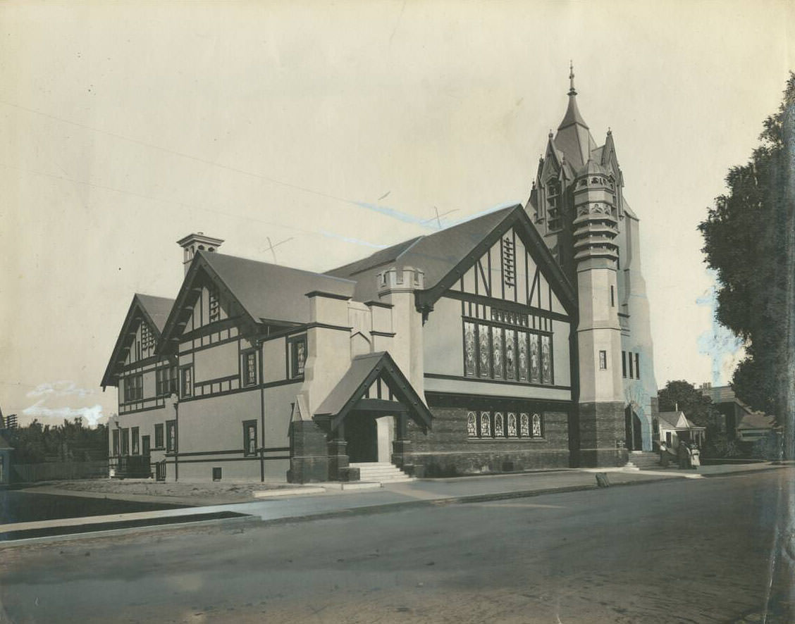 First Presbyterian Church in San Jose, 1900