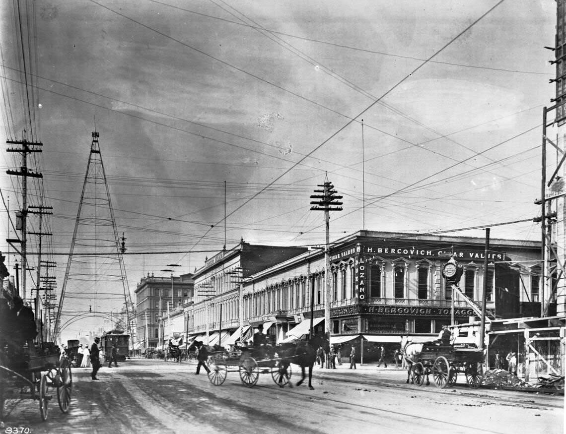 Santa Clara Street, San Jose, 1907