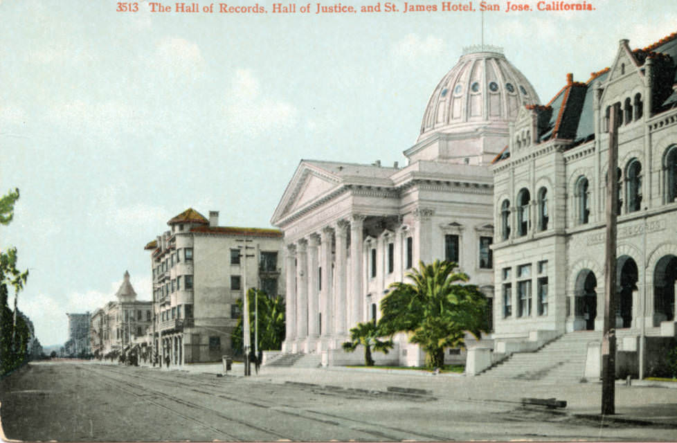 Hall of Records and Hall of Justice, 1910s