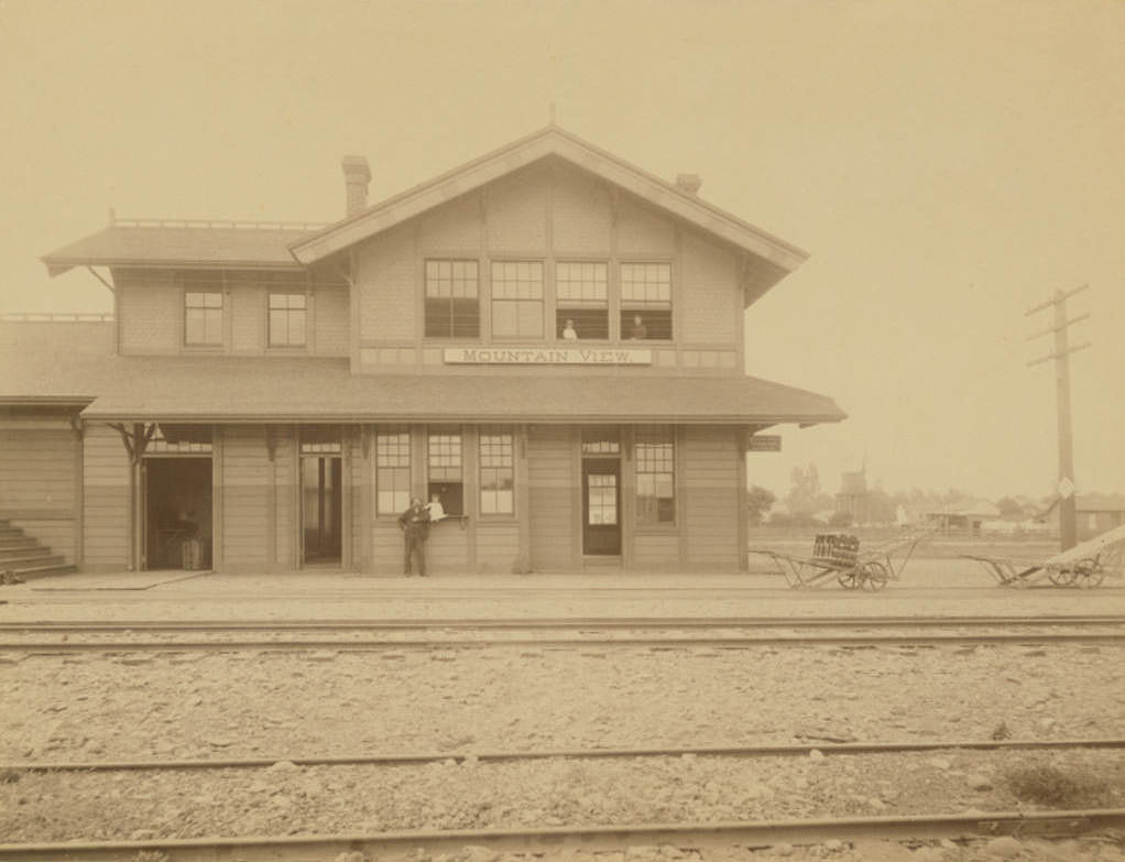 Mountain View Railroad Station, 1890s