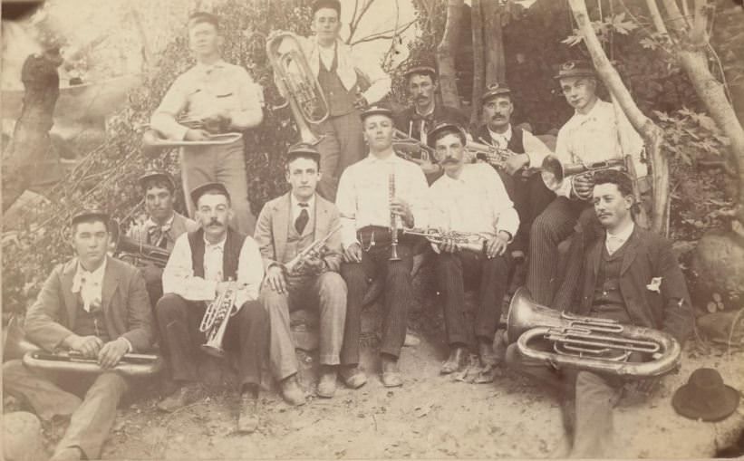 The Mission San Jose Band of 1895, Organized by its Leader August Sunderer, 1895