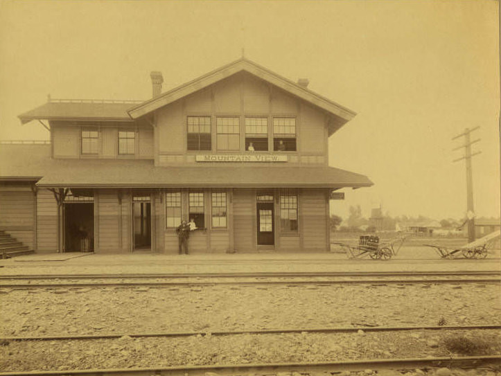 Mountain View Train Station, 1888