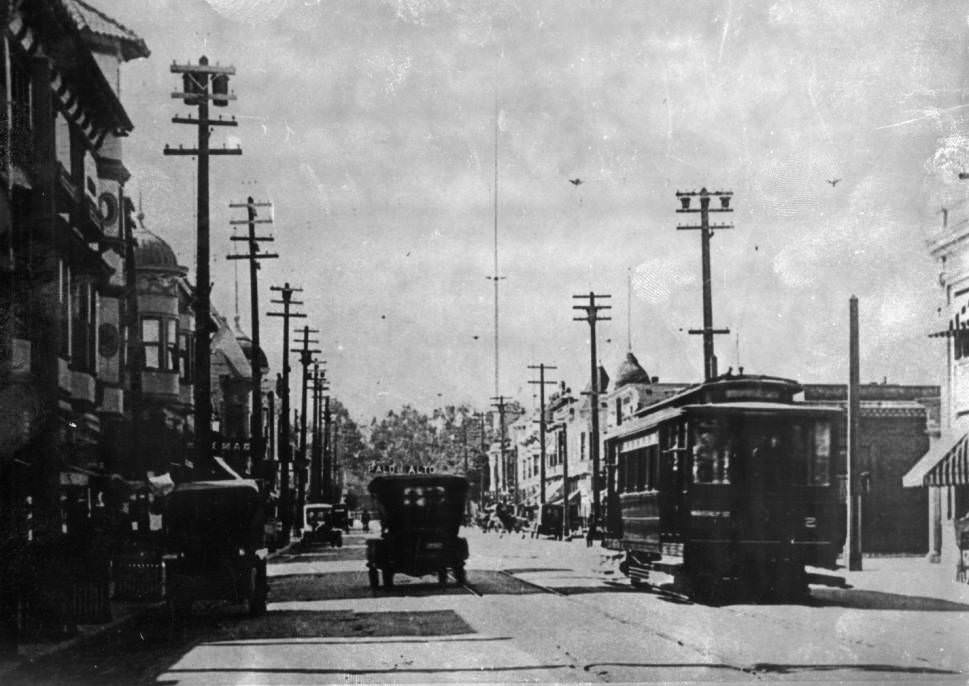 University Avenue, Palo Alto, 1913