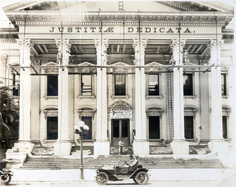 Santa Clara County court house, 1912