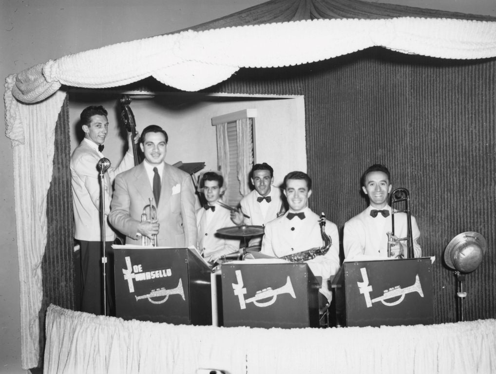 The Joe Tomasello Band at Lou's Village, San Jose Shirlie Montgomery, 1946