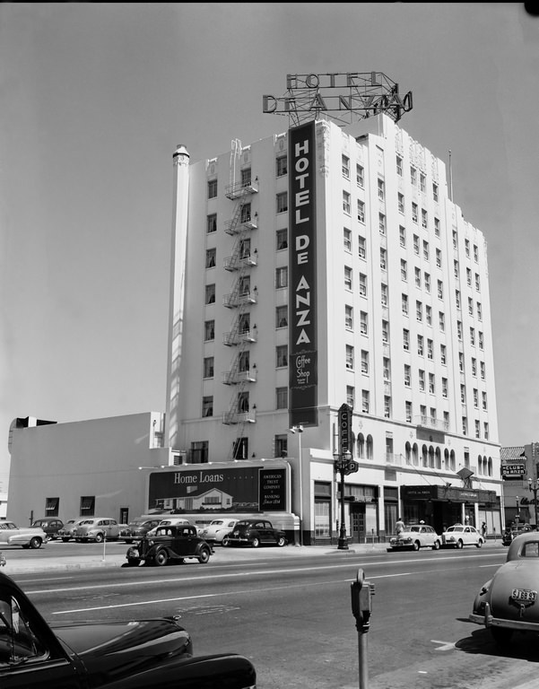 Hotel De Anza, San Jose, 1949