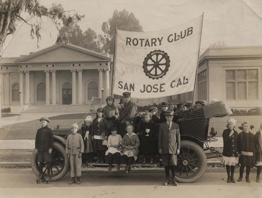 Rotary Club caravan to San Francisco, 1915