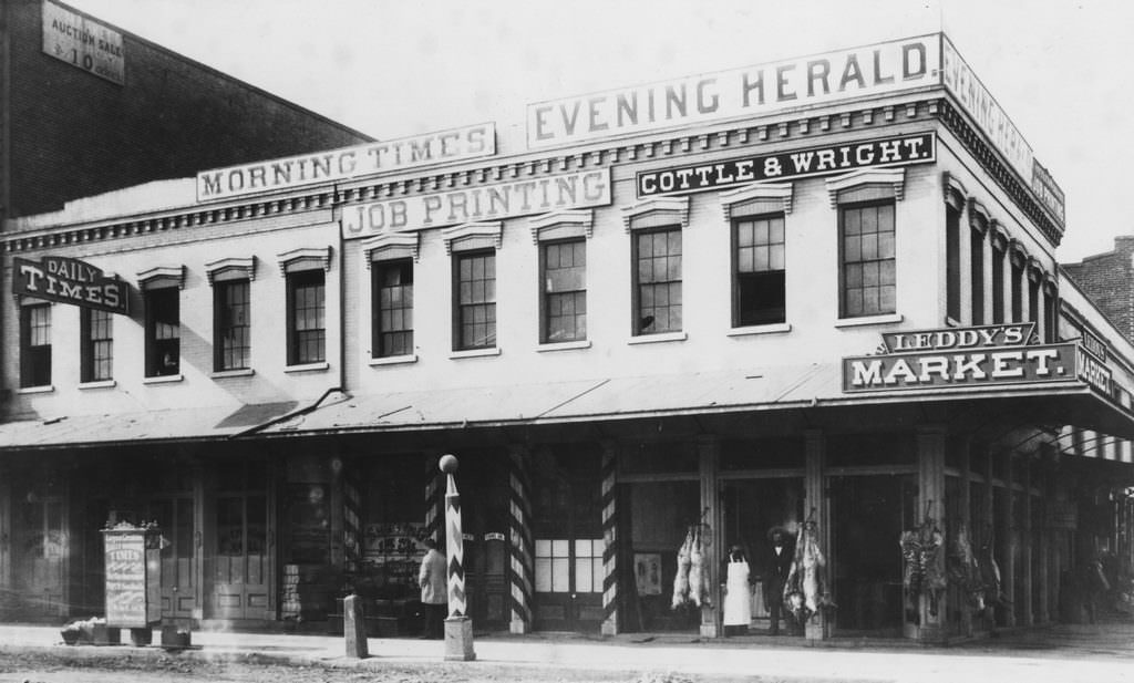 Morning Times and Evening Herald building, 1880