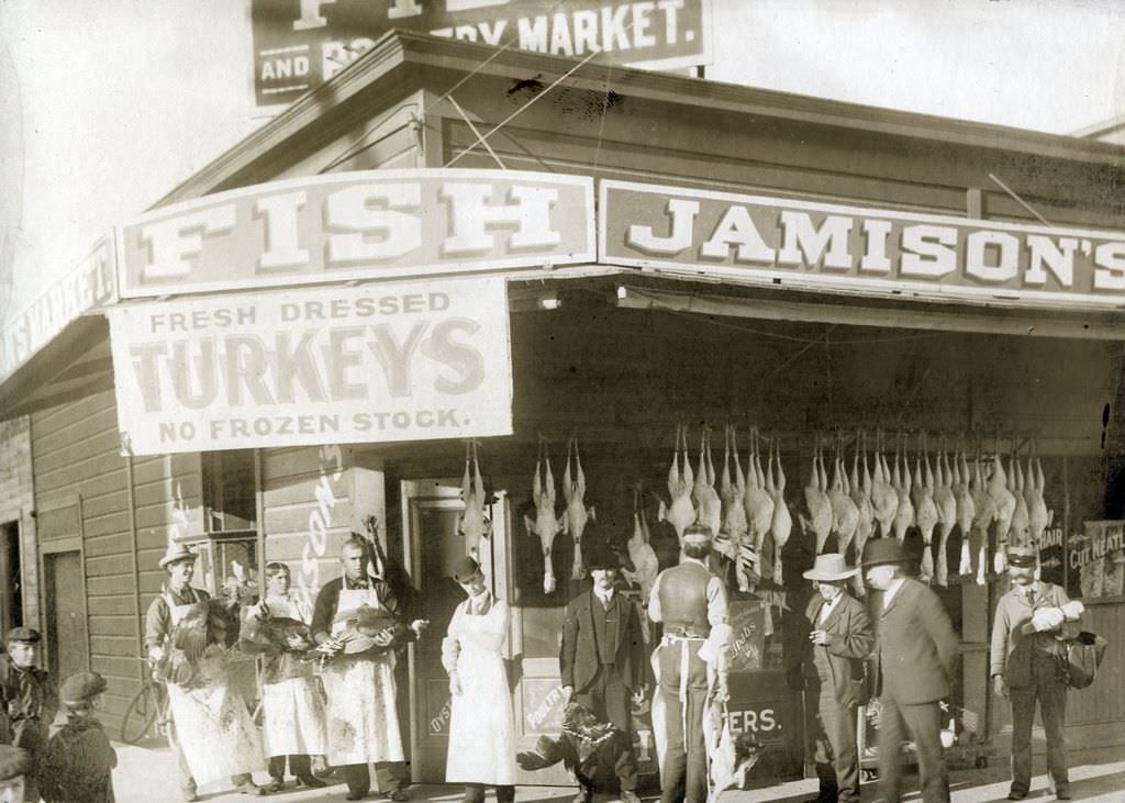 Jamison Fish Market, 1898