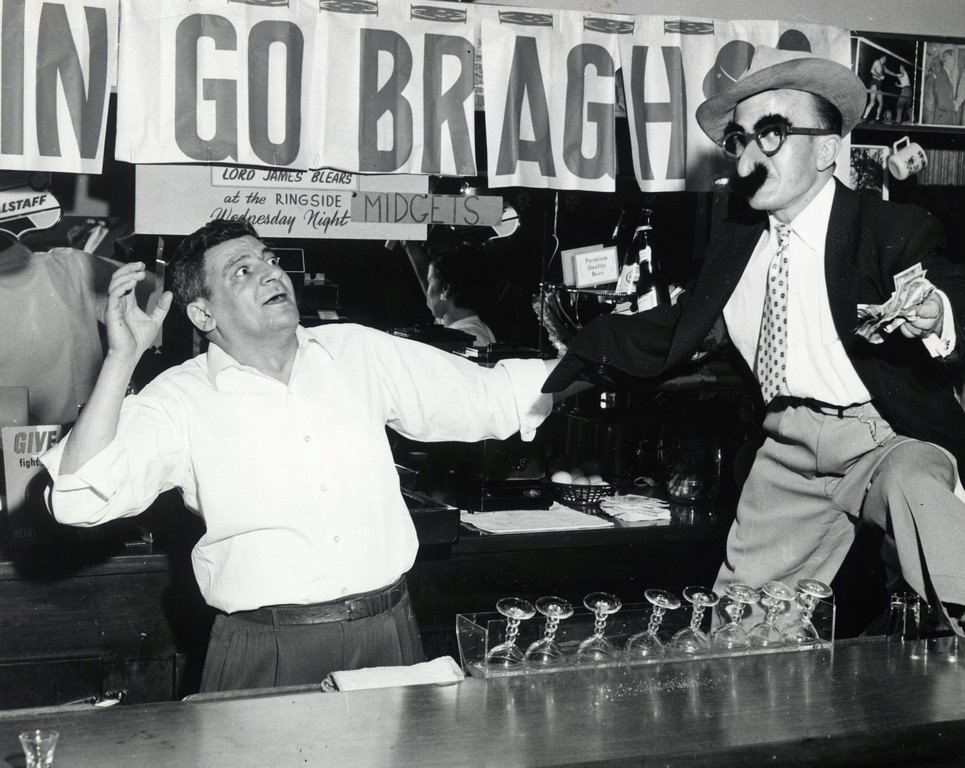 St. Patrick's Day at the Ringside Bar, 1953